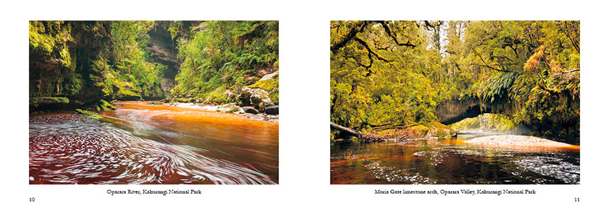 Scenic, landscape photography book on South Island of New Zealand - SOUTH.