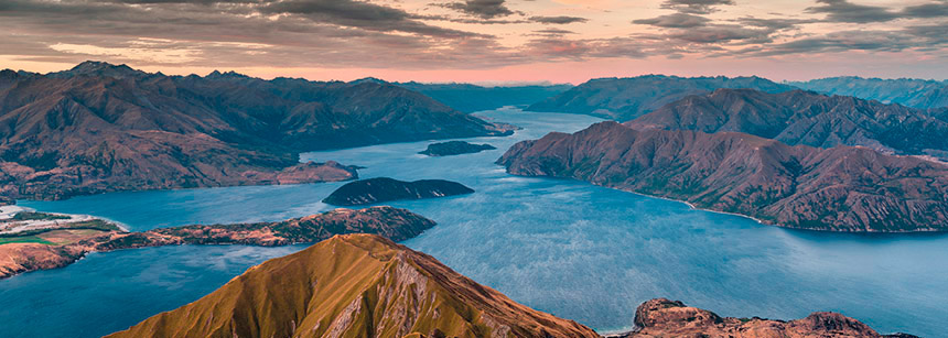 Scenic, landscape photography book on South Island of New Zealand - SOUTH.