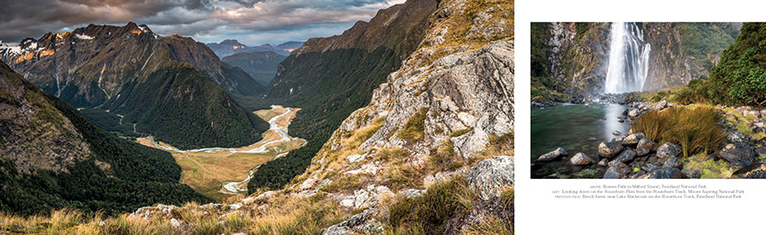 Scenic, landscape photography book on New Zealand - Untouched Landscapes.