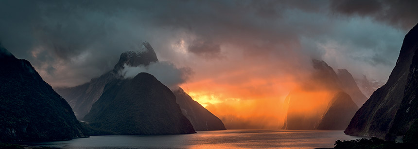 Scenic, landscape photography book on New Zealand - Untouched Landscapes.