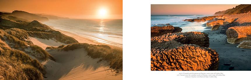 Scenic, landscape photography book on New Zealand - Untouched Landscapes.