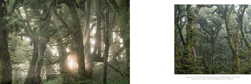 Scenic, landscape photography book on New Zealand - Untouched Landscapes.