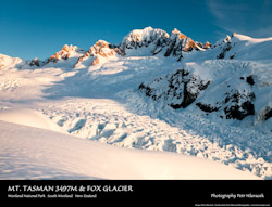 Mt. Tasman 3497m & Fox Glacier
