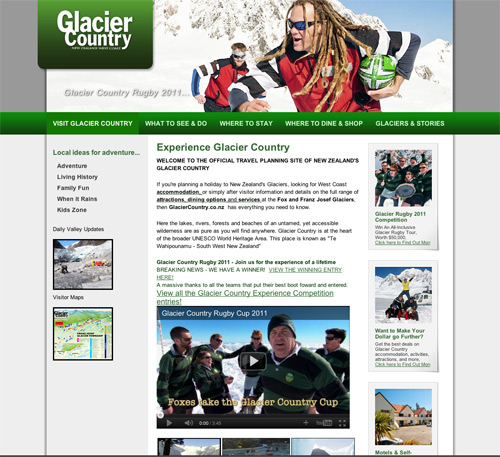 Glacier Country Website