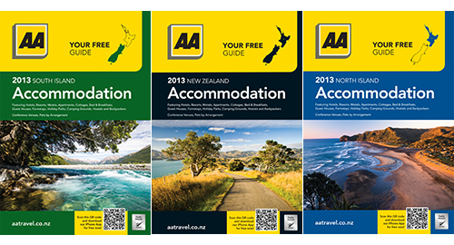 Cover Images for AA Travel Accommodation Guides 2013