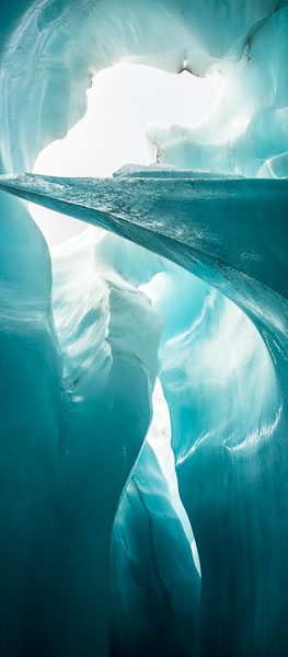 Green Ice on Fox Glacier