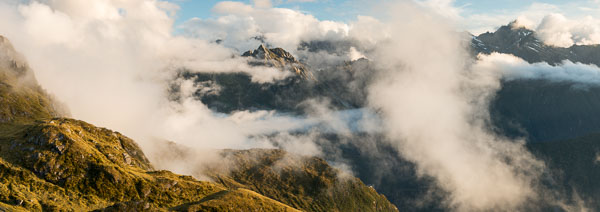 Swirling Clouds in The Southern Alps