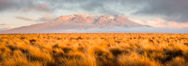 Dawn over Mount Ruapehu